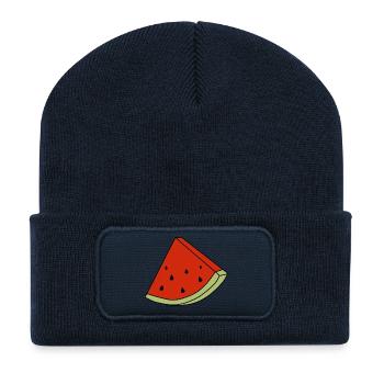 Melone melon summer - Recycelte Patch Beanie - French Navy - Vorne