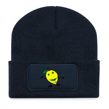 lemons man - Recycled Patch Beanie - french navy - Front