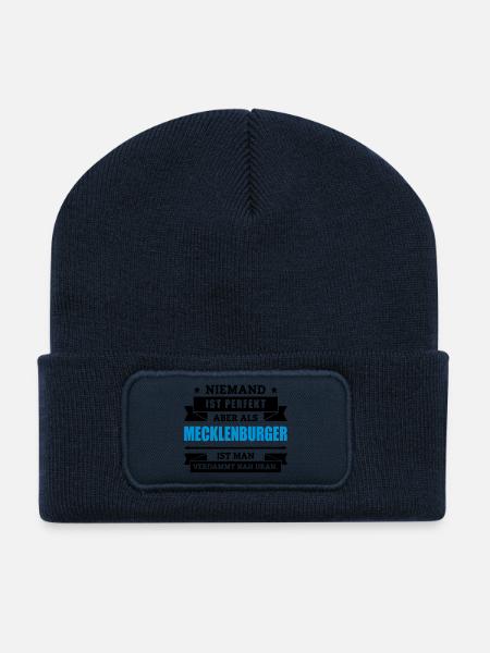 Funshirt Mecklenburger - Recycelte Patch Beanie - French Navy