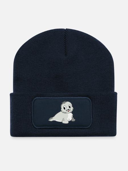Baby Robbe - Recycelte Patch Beanie - French Navy