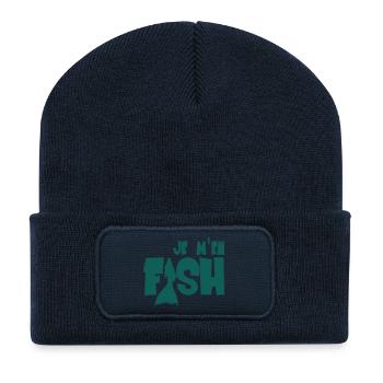 Fish - Recycelte Patch Beanie - French Navy - Vorne