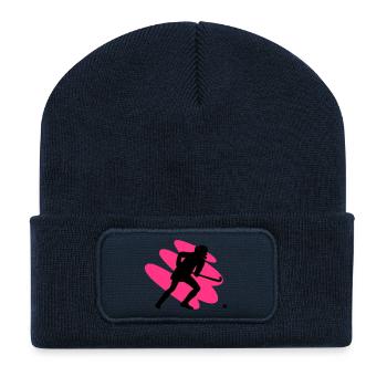 Fieldhockey Girl - Recycelte Patch Beanie - French Navy - Vorne