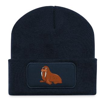 walrus - Recycled Patch Beanie - french navy - Front