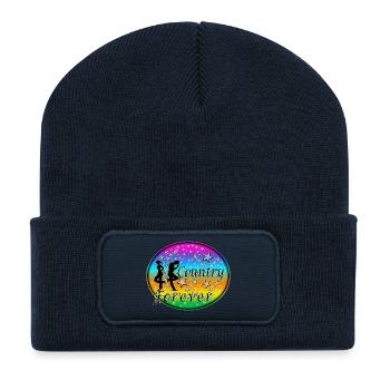country forever - Beanie recyclé à patch - bleu marine - Devant