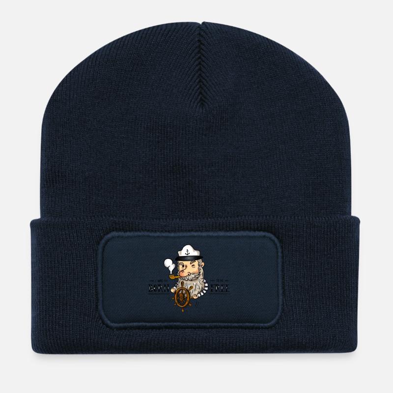 Sailor -Born to be free - Recycelte Patch Beanie - French Navy