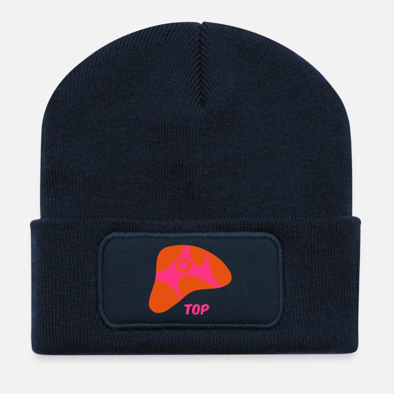 Bouldergriff-Top - Recycelte Patch Beanie - French Navy