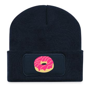 Donut - Recycelte Patch Beanie - French Navy - Vorne