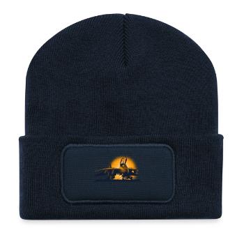 Jet F-14 Tomcat - Recycled Patch Beanie - french navy - Front