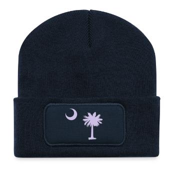 South Carolina - Recycelte Patch Beanie - French Navy - Vorne
