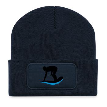 surfer_2 - Recycelte Patch Beanie - French Navy - Vorne