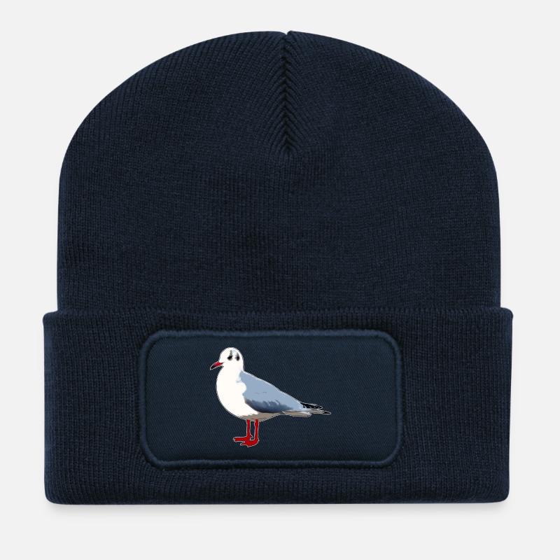 Möwe - Recycelte Patch Beanie - French Navy