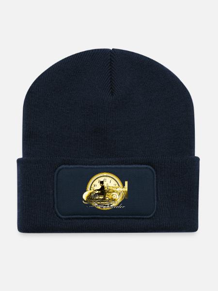 Der Zeitreisende - Recycelte Patch Beanie - French Navy