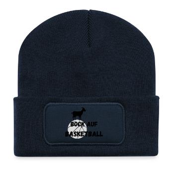 Bock auf Basketball - Recycelte Patch Beanie - French Navy - Vorne