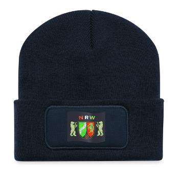 NRW for teams, groups and clubs, polygons - Recycled Patch Beanie - french navy - Front