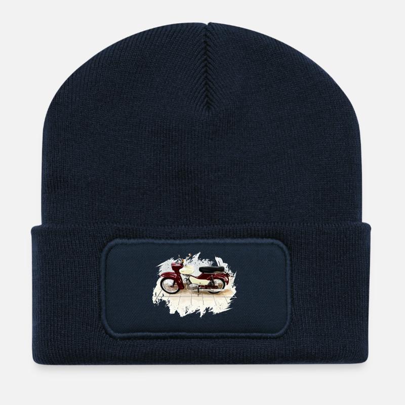 Simson Star - Recycelte Patch Beanie - French Navy