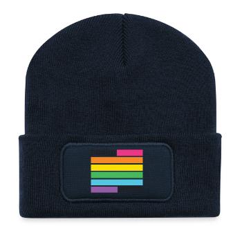 Pride Month LGBT - Stolze Schwester - Recycelte Patch Beanie - French Navy - Vorne