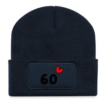 ANNIVERSARY. HAPPY BIRTHDAY. HAPPY BIRTHDAY. - Recycled Patch Beanie - french navy - Front