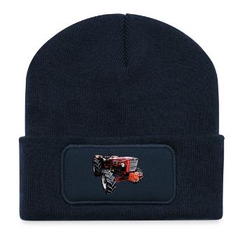 Güldner G60 Traktor - Recycelte Patch Beanie - French Navy - Vorne