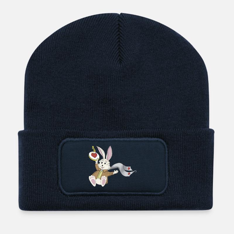 White Rabbit - Recycled Patch Beanie - french navy