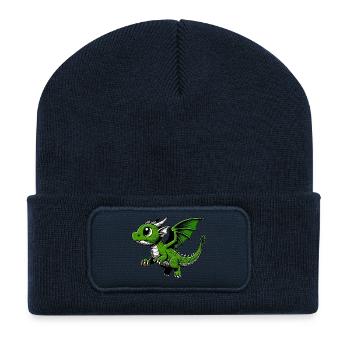 Dragon - Recycled Patch Beanie - french navy - Front