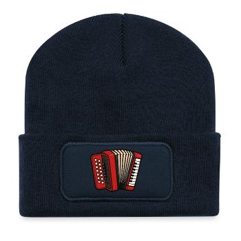 accordion - Recycled Patch Beanie - french navy - Front