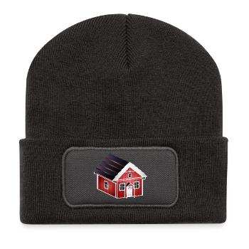 2192215_302465285_zauberhaftes_kleines_rotes_sc - Recycled Patch Beanie - dark grey - Front
