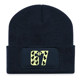 67 Numbers Number 67 - Recycled Patch Beanie - french navy - Front