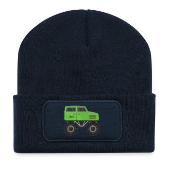 Monster Truck - Recycled Patch Beanie - french navy - Front