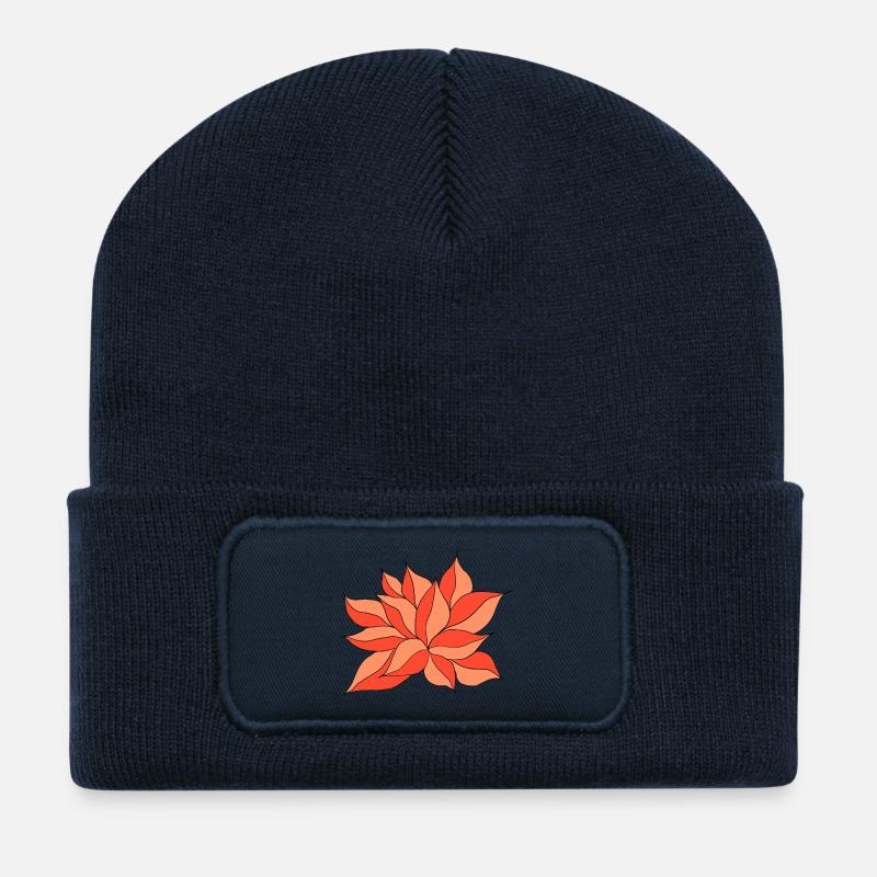 Lotus - Recycelte Patch Beanie - French Navy
