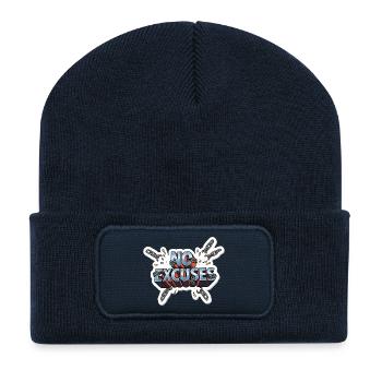 T-shirt graphique No Excuses Chains - Beanie recyclé à patch - bleu marine - Devant