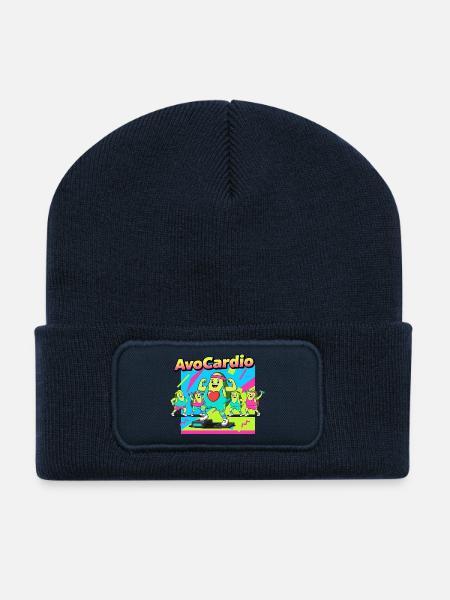 AvoCardio Fitness Avocado - Recycled Patch Beanie - french navy