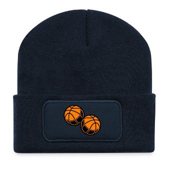 Équipe de Basketball Symbol - Beanie recyclé à patch - bleu marine - Devant