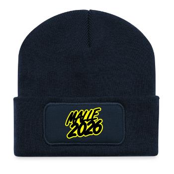 Malle 2026 - Recycled Patch Beanie - french navy - Front