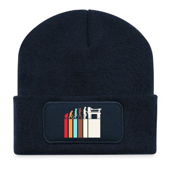 Locksmith Mechanic CNC Mechanical Engineering - Recycled Patch Beanie - french navy - Front