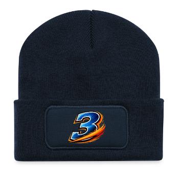 Number 3 Football Shirt Defensive Player Team - Recycled Patch Beanie - french navy - Front
