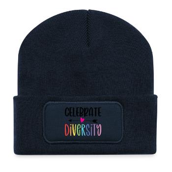 LGBT-Pride-Monat – Vielfalt feiern - Recycelte Patch Beanie - French Navy - Vorne