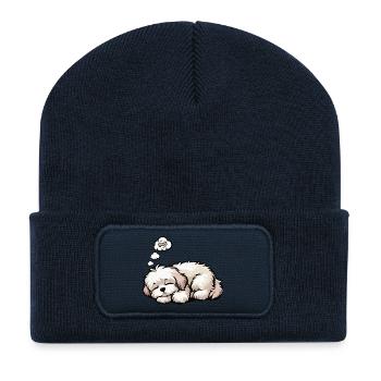 Propriétaires havanais havanais Agriculteurs havanais - Beanie recyclé à patch - bleu marine - Devant