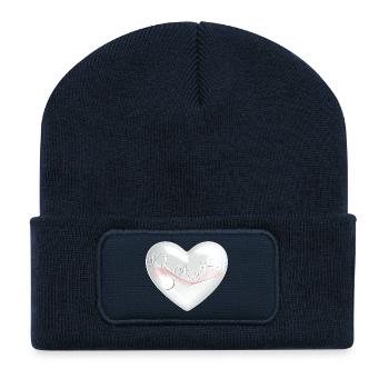 KLARHEIT – Der Blick nach innen - Recycelte Patch Beanie - French Navy - Vorne