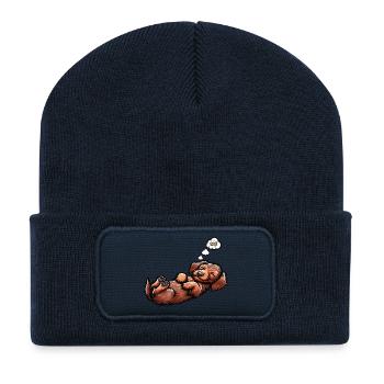 wire-haired dachshund dachshund dachshund owner Teckel Tekkel - Recycled Patch Beanie - french navy - Front