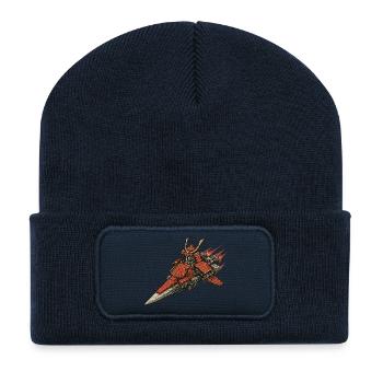 Samurai Spaceship - Recycled Patch Beanie - french navy - Front
