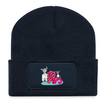 Doctor Lama and the numbers - Recycled Patch Beanie - french navy - Front
