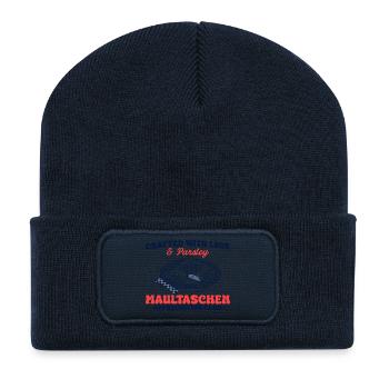 Maultaschen Appreciation Club - Swabian Cuisine - Recycled Patch Beanie - french navy - Front