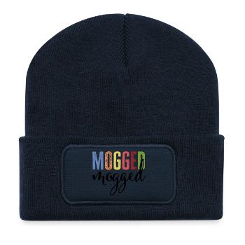 Mogged - Recycled Patch Beanie - french navy - Front