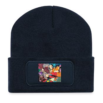 Moderner Zirkus - Recycelte Patch Beanie - French Navy - Vorne