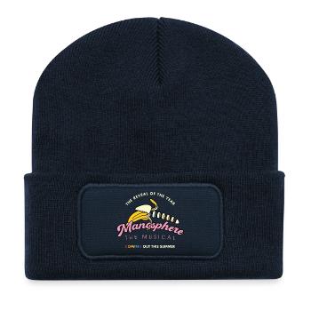 Manosphere The Musical - Recycled Patch Beanie - french navy - Front
