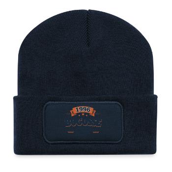 Men's 30th Anniversary Gift 1996 – Bogosse Club - Recycled Patch Beanie - french navy - Front