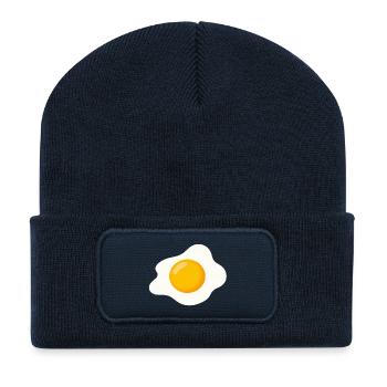 Spiegelei - Recycelte Patch Beanie - French Navy - Vorne