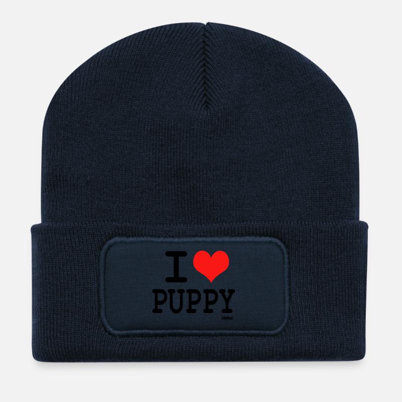 puppy - Recycelte Patch Beanie - French Navy