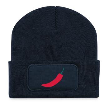 Chili Pepper - Recycled Patch Beanie - french navy - Front