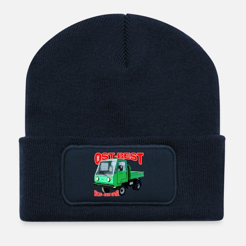Multicar M25 bunt - Recycelte Patch Beanie - French Navy